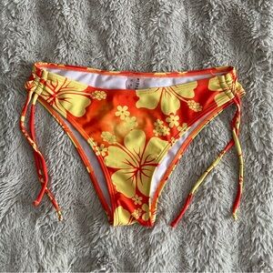 Hawaiian Print Bikini Bottoms
